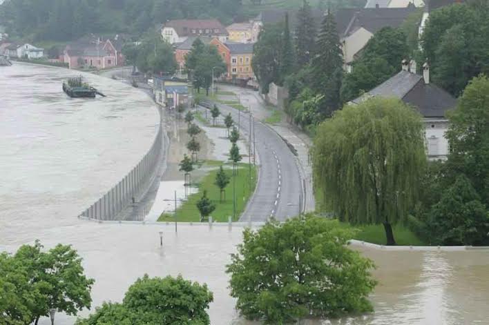 Linz mobilgát árvíz